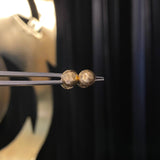 Topos Media Bola 6mm 0.75gr Diamantada Oro Amarillo