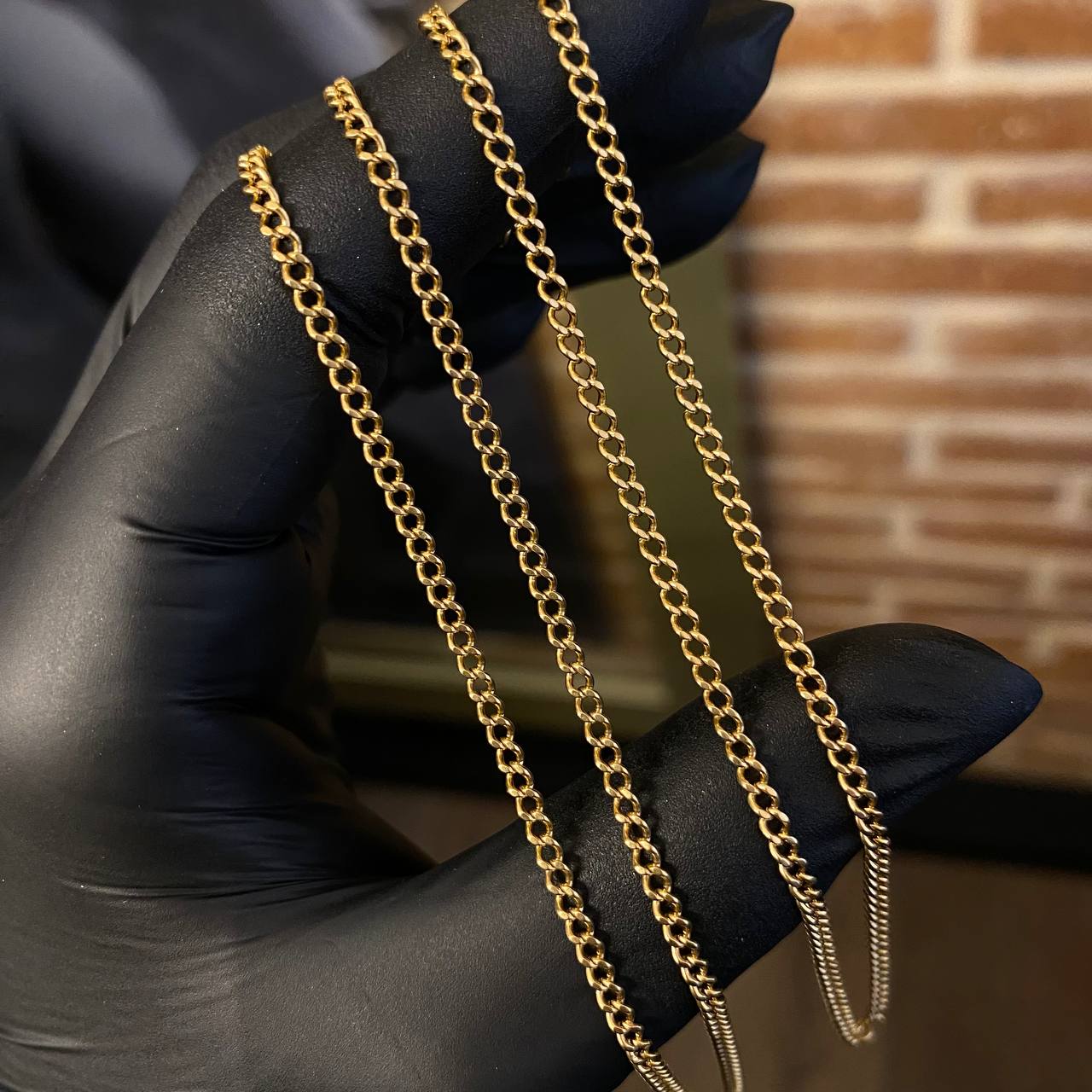 Cadena Cubana 10gr / 60cm / 2.3mm Oro Amarillo +0