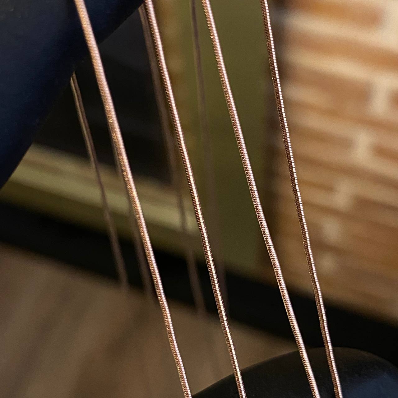 Cadena Cola Raton 2.9gr / 40cm / 0.8mm Oro Rosa +3