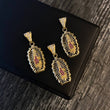Dije Virgen de Guadalupe 2.75gr / 3.2cm Circones Azules Fucsias Oro Amarillo