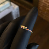 Anillo 1.95gr / T6 3/4 Circones Colores Oro Amarillo