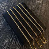 Pulso Lazo  0.95gr / 18.5cm / 2.1mm Oro Amarillo +3