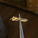 Anillo Dios 1.2gr T7 1/2 Circones Colores Claros