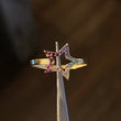 Anillo Silueta Estrella 1.35gr T8 Circones Colores Oro Amarillo
