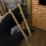 Cadena Franco Expandida 22.3gr / 55cm / 5mm Oro Amarillo +4