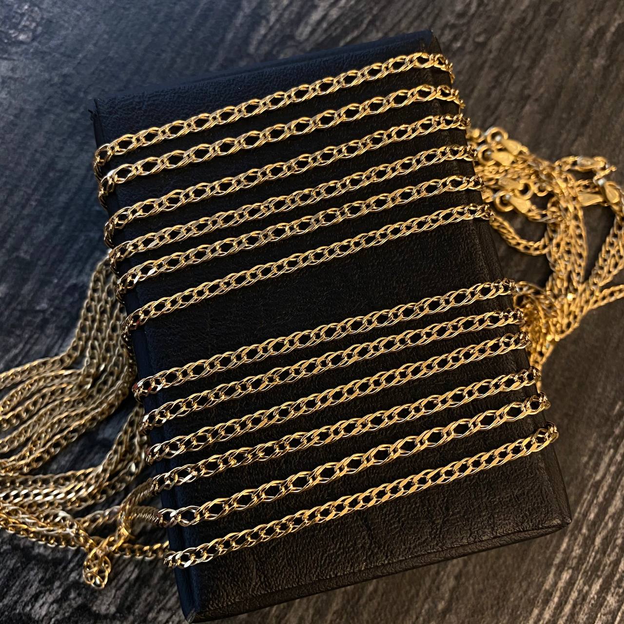 Cadena Garibaldi 3.6gr / 55cm / 3mm Oro Amarillo +3