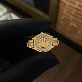 Herraje Corona Cinturon RX 3.8gr / 2.6cm Circones Blancos Oro Amarillo