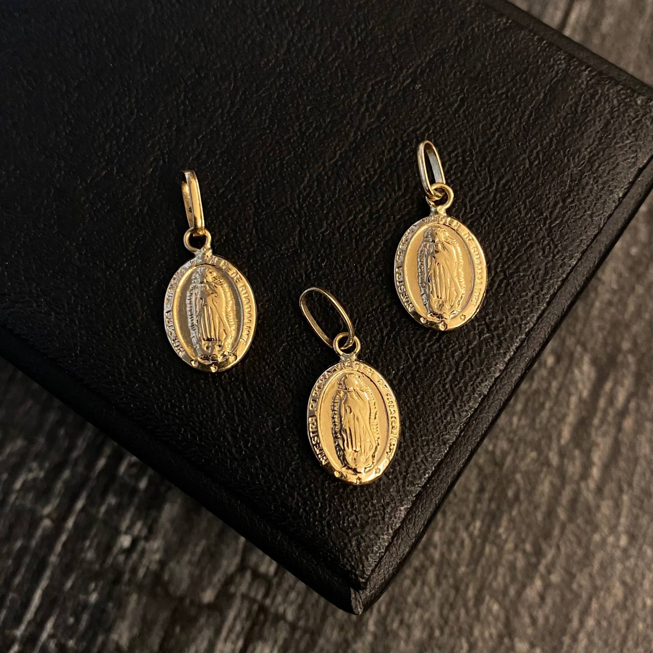 Dije Virgen de Guadalupe 0.7gr / 2cm Soplado Oro Amarillo