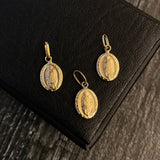 Dije Virgen de Guadalupe 0.7gr / 2cm Soplado Oro Amarillo