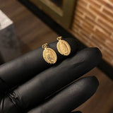 Dije Virgen de Guadalupe 0.7gr / 2cm Soplado Oro Amarillo