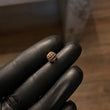 Herraje Bola de Fuego 1.15gr 7.5mm Circones Negros Oro Rosa*