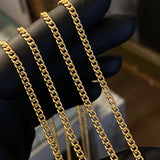 Cadena Cubana 7.55gr / 60cm Oro Amarillo +0*