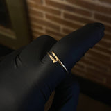 Anillo Clavo 1.35gr T6 1/4 Liso Oro Amarillo