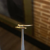 Anillo Clavo 1.3gr  T7 1/2 Liso Oro Amarillo
