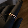 Anillo Cubano 3.4gr T10 Oro Rosa Nac.Esp