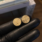 Herraje San Benito Tambor 0.9gr / 1.5cm Liso Oro Amarillo