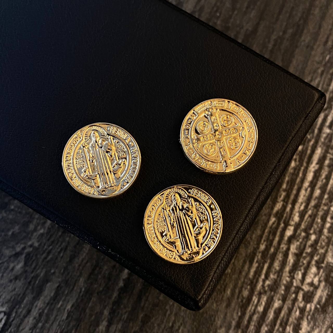 Herraje San Benito Tambor 1.6gr / 1.9cm Liso Oro Amarillo