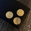 Herraje San Benito Tambor 1.6gr / 1.9cm Liso Oro Amarillo