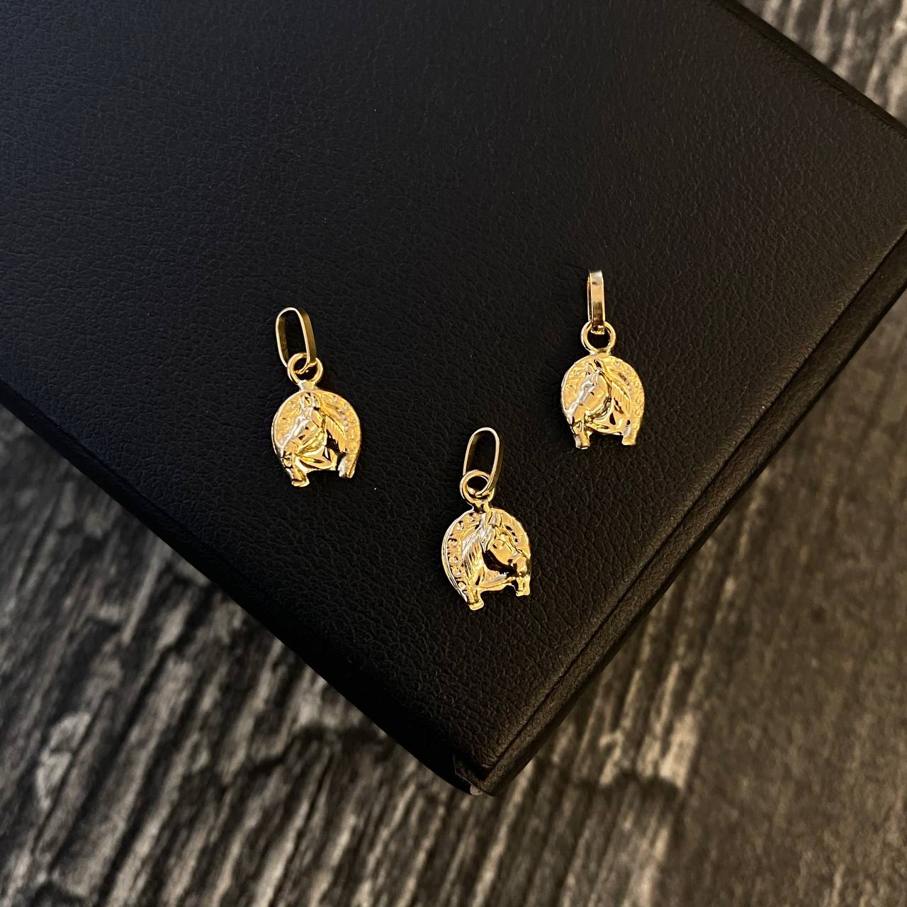 Dije Caballo Herradura 0.25gr / 1.3cm Oro Amarillo