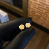 Topos Circulo 0.7gr Liso Oro Amarillo