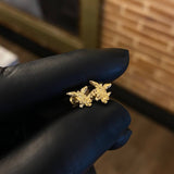 Topos Silueta San Miguel Arcángel 0.9gr Oro Amarillo*