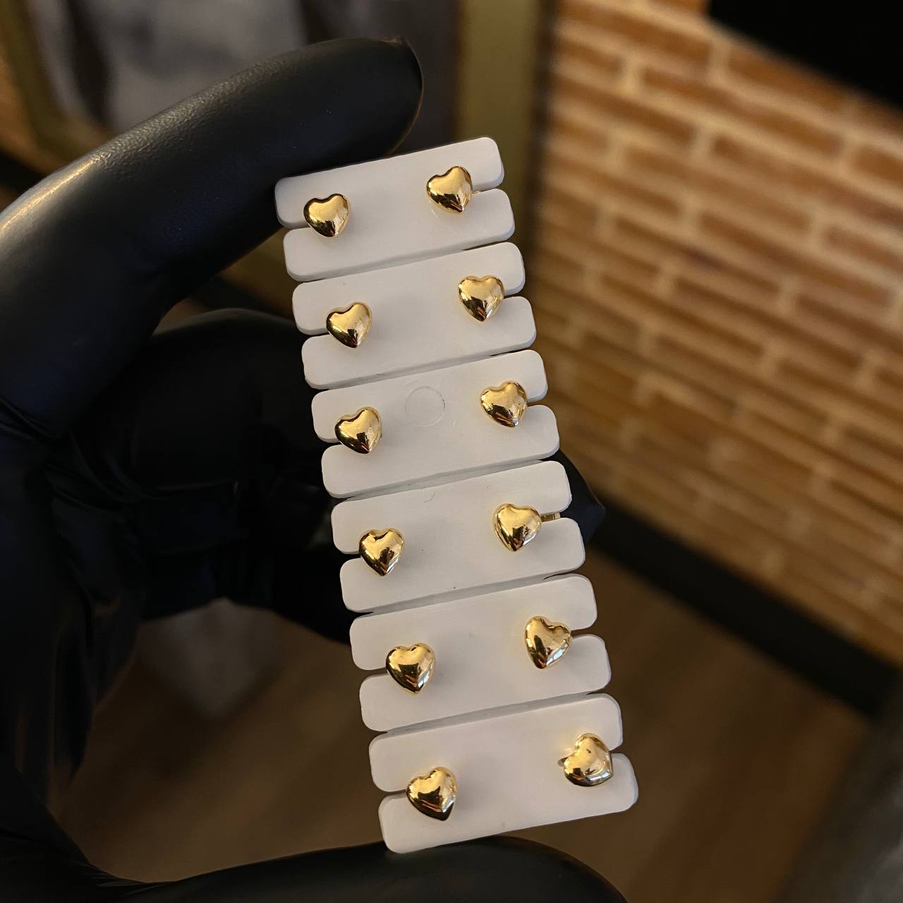 Topos Corazon 0.55gr Liso Oro Amarillo