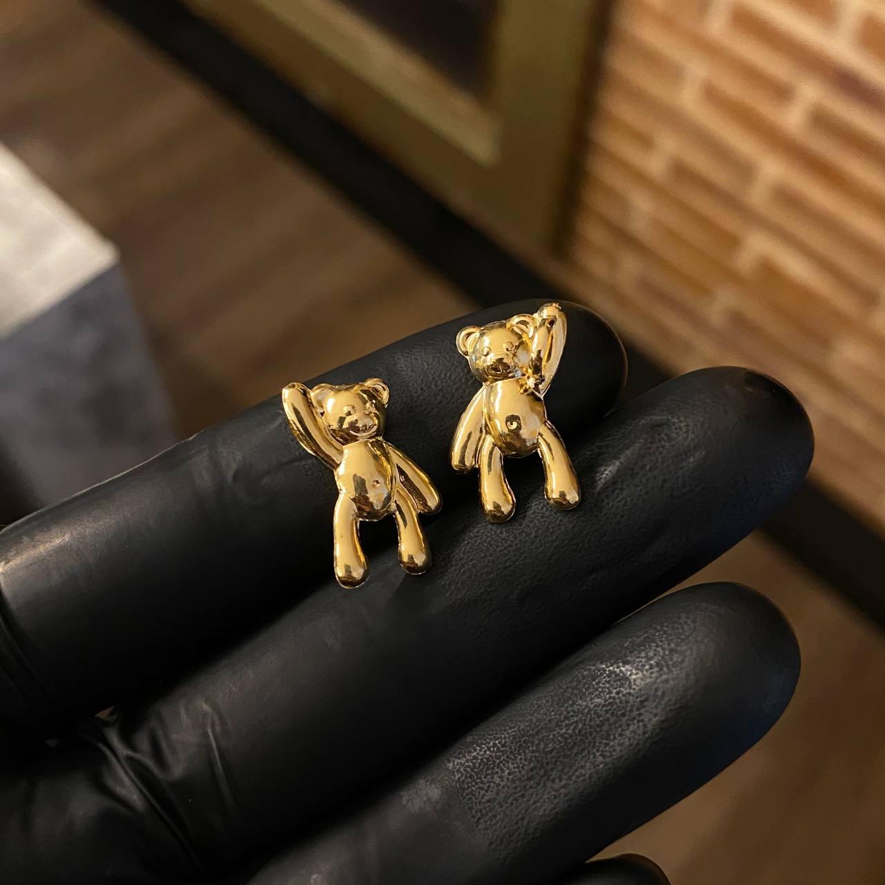 Dije Oso 0.75gr / 1.8cm Oro Amarillo