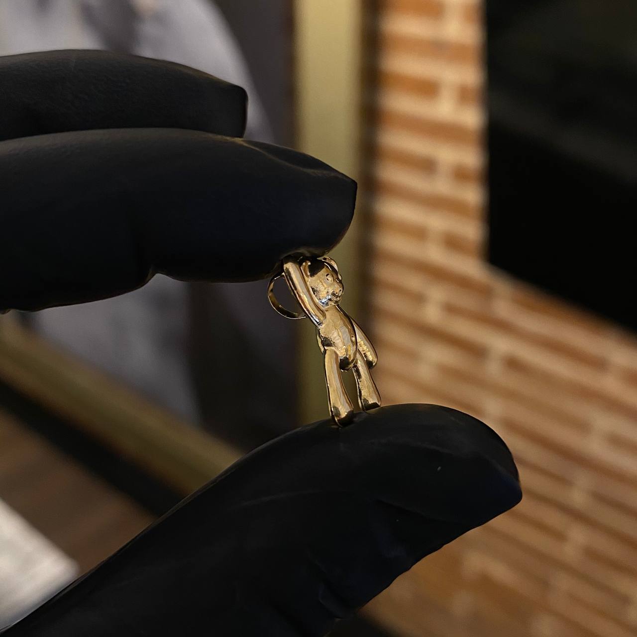 Dije Oso 0.75gr / 1.8cm Oro Amarillo