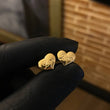 Topos Corazon Love 0.8gr Soplado Oro Amarillo