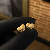 Topos Corazon Love 0.8gr Soplado Oro Amarillo