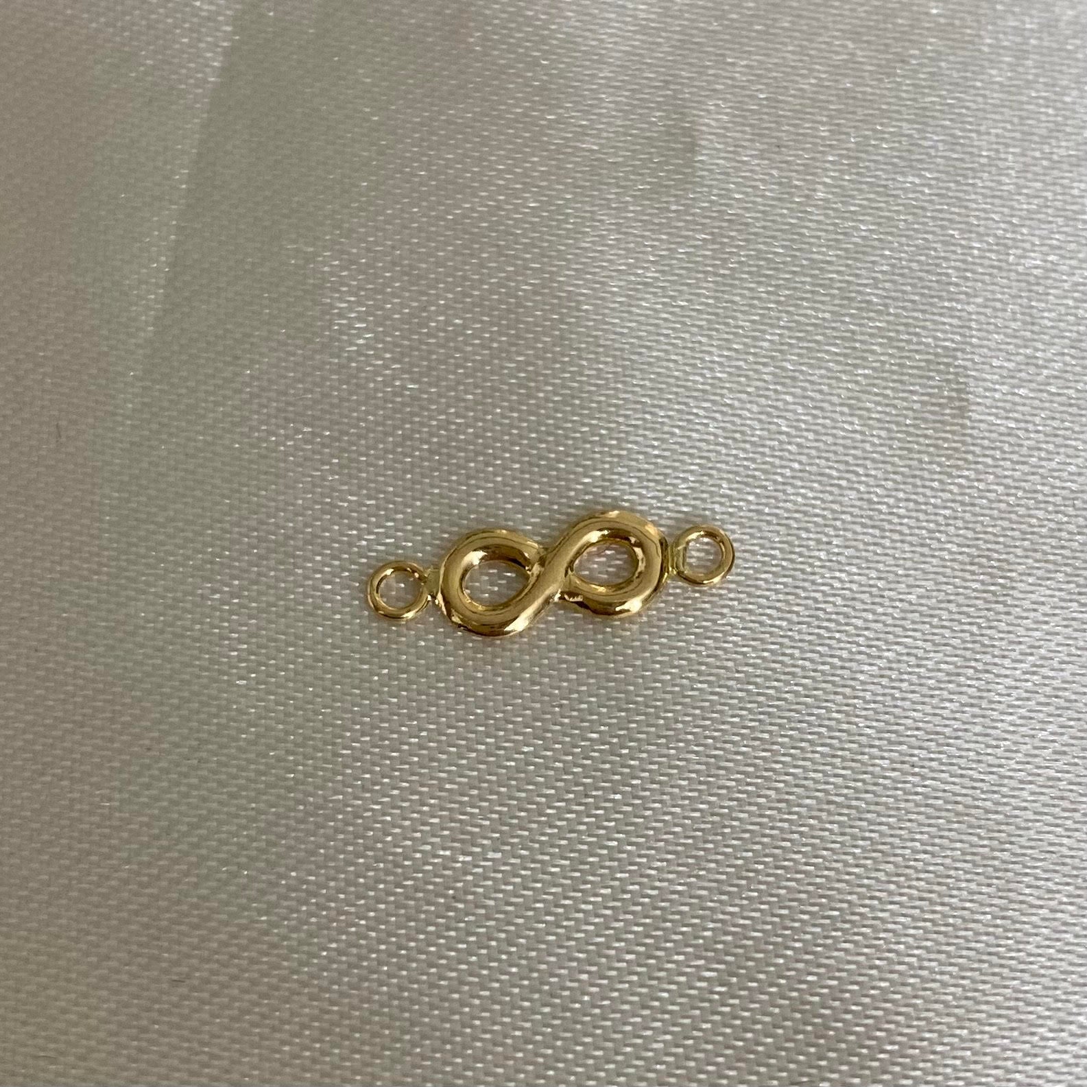 Herraje Infinito 0.3gr Liso Oro Amarillo