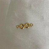 Herraje Infinito 0.3gr Liso Oro Amarillo